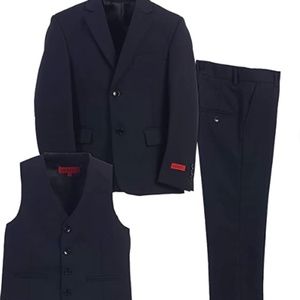 Navy Blue 3 Piece Boys Suit 4T